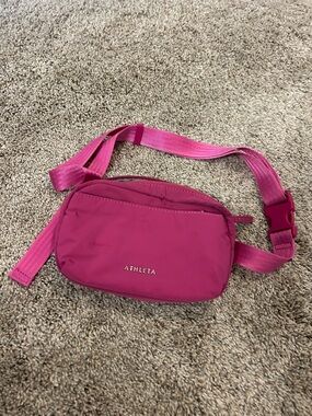 Athleta Hot Pink Crossbody Belt Bag